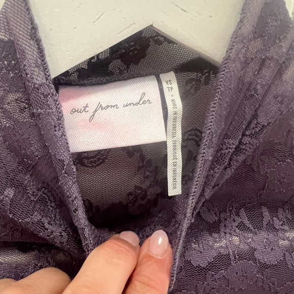 Women's Urban Outfitters Purple Blouse Top - Picture 4 of 5